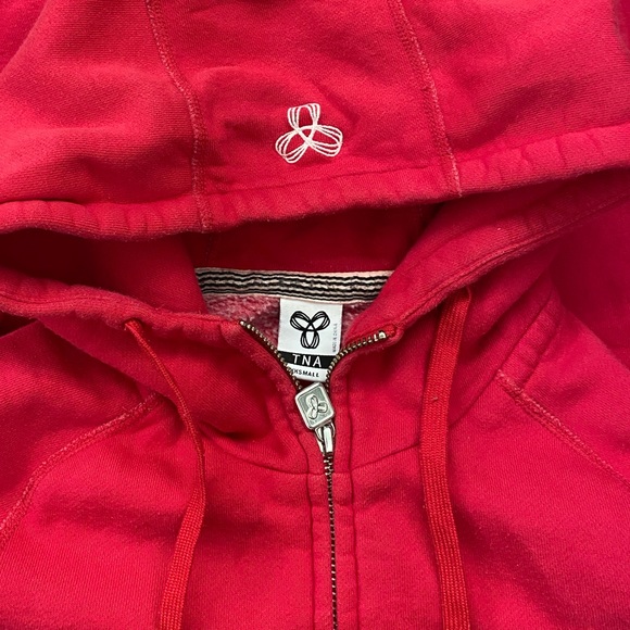 TNA Neon Pink Hoodie, Size: Extra Small - Picture 5 of 9